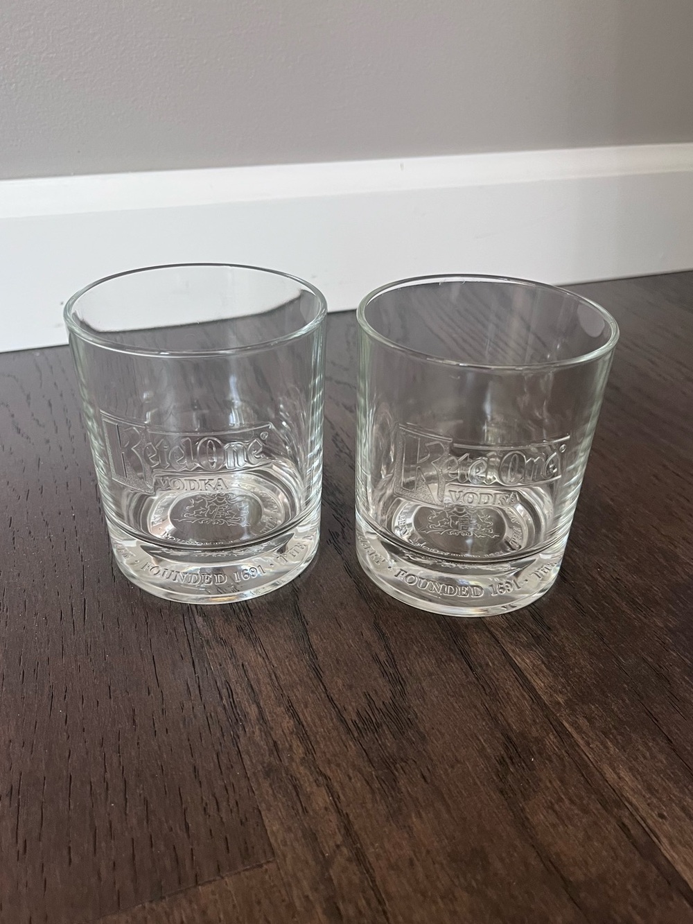 Ketel One Bar Glasses Set of 2 Made in Italy